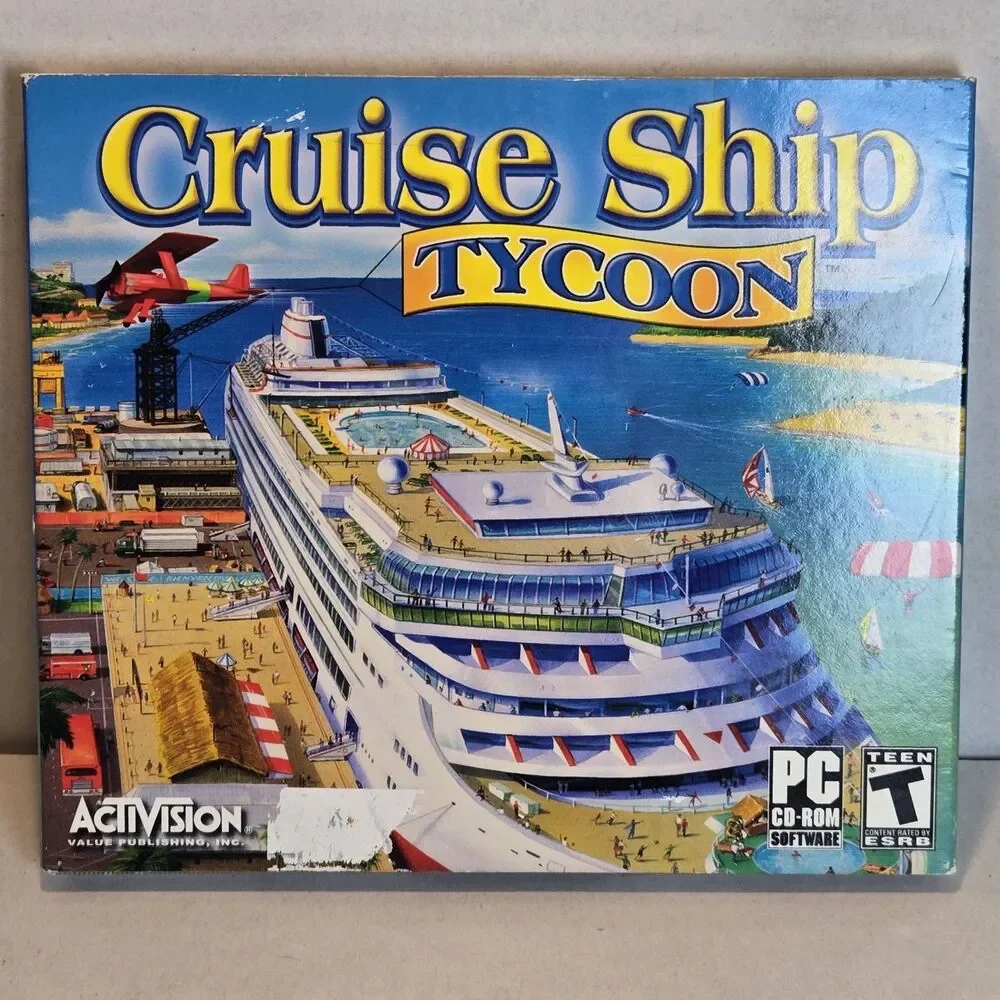 Cruise Ship Tycoon PC CD-ROM Game (Activision, 2003)